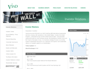 viad.investorroom.com screenshot
