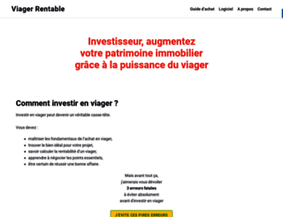 viager-rentable.com screenshot