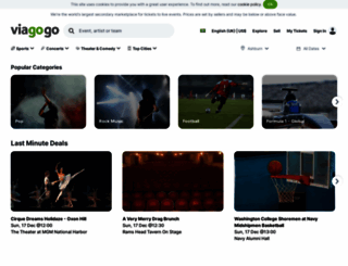 viagogo.com.br screenshot