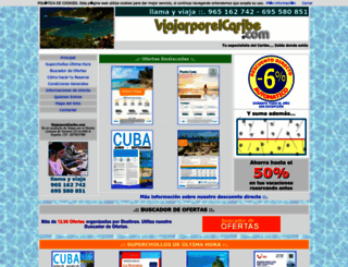 viajarporelcaribe.com screenshot