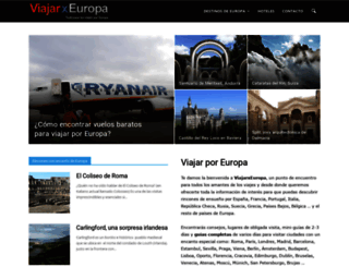 viajarxeuropa.com screenshot