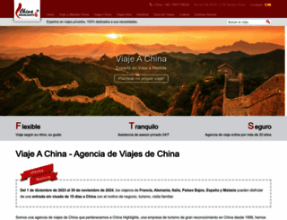 viaje-a-china.com screenshot