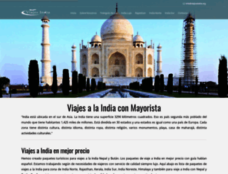 viajeaindia.org screenshot