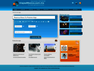 viajeamexico.com.mx screenshot