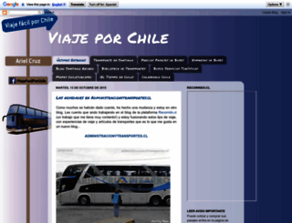 viajefacilporchile.blogspot.cl screenshot