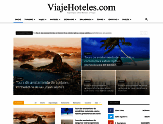 viajehoteles.com screenshot