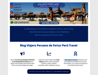 viajeroperuano.com screenshot