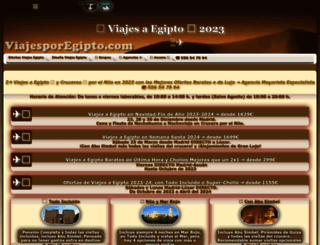 viajesporegipto.com screenshot