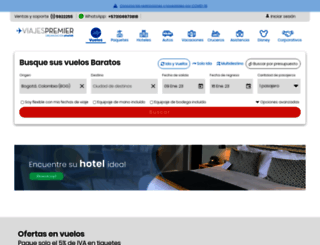 viajespremier.com screenshot