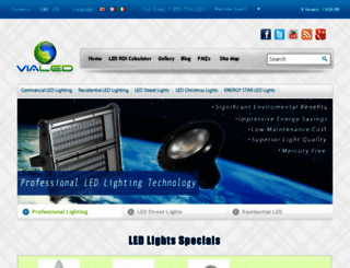 vialedlights.com screenshot