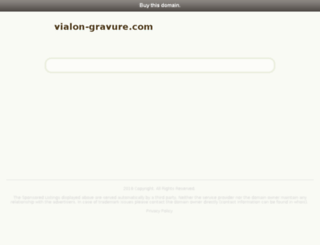 vialon-gravure.com screenshot