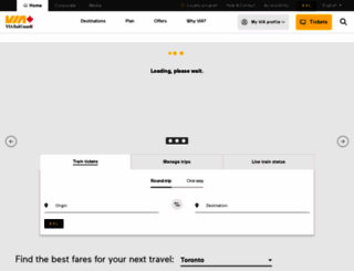 viarail.com screenshot