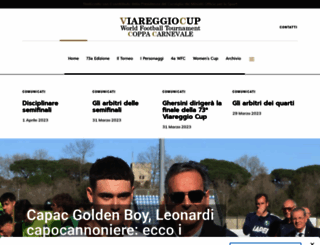 viareggiocup.it screenshot