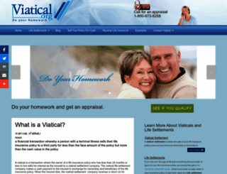 viatical.org screenshot