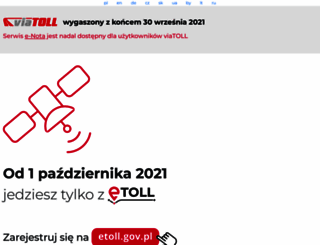 viatoll.pl screenshot