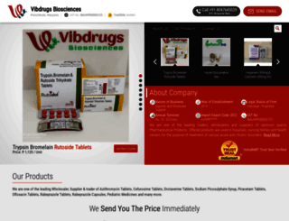 vibdrugsbiosciences.com screenshot