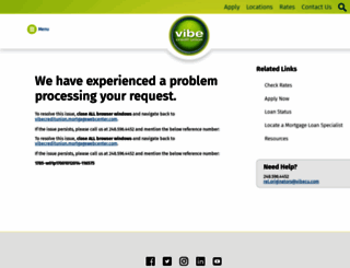 vibecreditunion.mortgagewebcenter.com screenshot