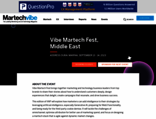 vibemartechfest.com screenshot