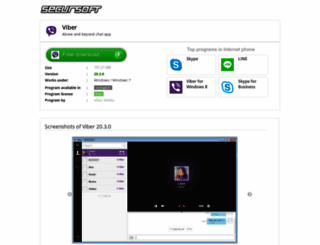 viber.secursoft.net screenshot