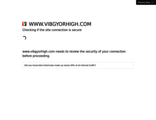 vibgyorhigh.com screenshot