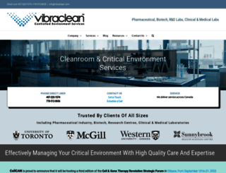 vibraclean.com screenshot