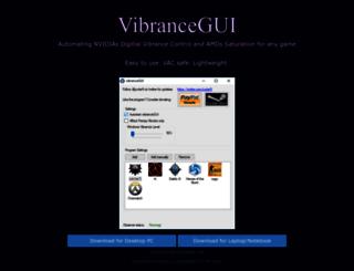 vibrancegui.com screenshot