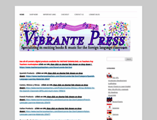 vibrantepress.com screenshot