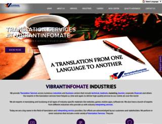 vibrantinfomate.com screenshot