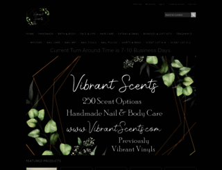 vibrantscents.com screenshot