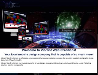 vibrantwebcreations.com screenshot