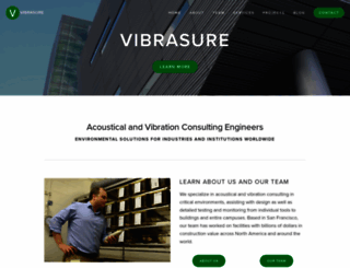 vibrasure.com screenshot