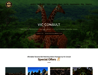 vicconsultsafaris.com screenshot