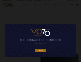 vicenzaoro.com screenshot