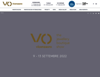 vicenzaoro.org screenshot