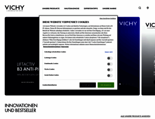 vichy.de screenshot