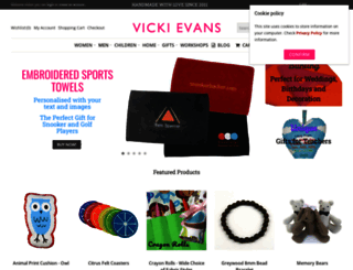 vickievans.co.uk screenshot