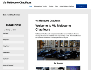 vicmelbournechauffeurs.com.au screenshot