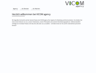 vicom-agency.de screenshot