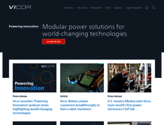 vicor-china.com screenshot