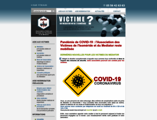 victimes-isomeride.asso.fr screenshot