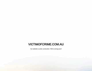 victimofcrime.com.au screenshot