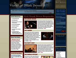 victimsofdrunkdrivers.com screenshot