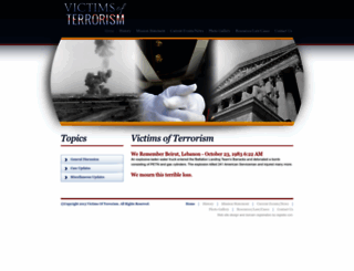 victimsofterrorism.us screenshot