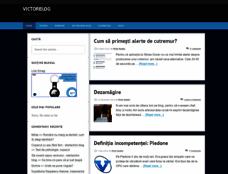 victorblog.ro screenshot