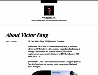 victorfang.wordpress.com screenshot