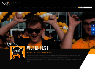 victorfest.nku.edu screenshot