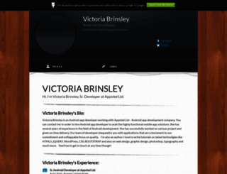 victoriabrinsley.brandyourself.com screenshot