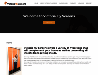 victoriaflyscreens.com.au screenshot