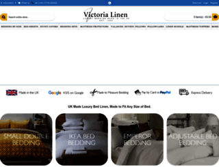 victorialinen.co.uk screenshot
