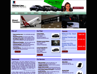 victorianlimo.com.au screenshot